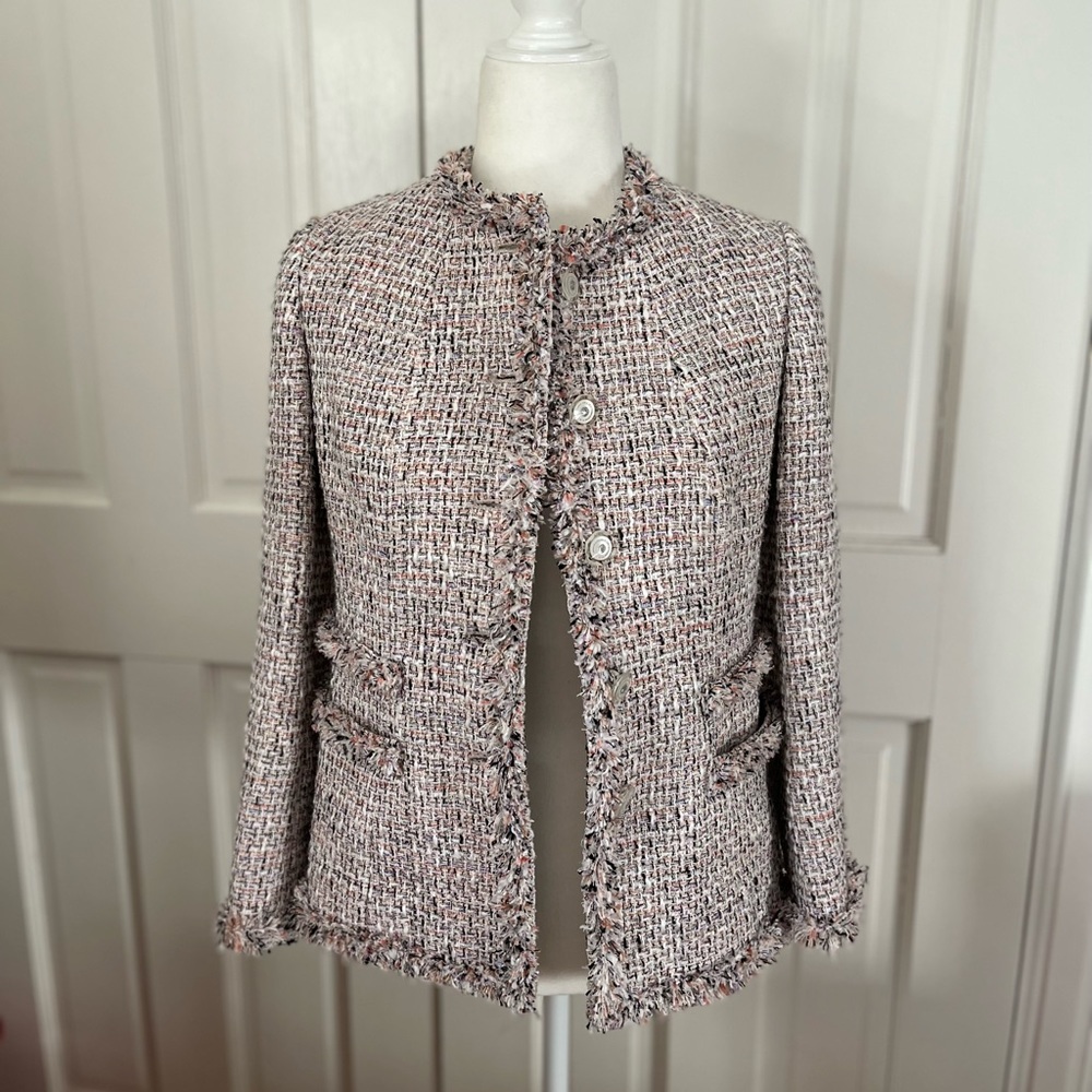 Pastel Tweed Blazer